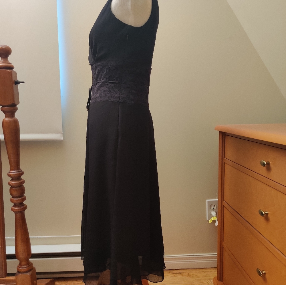 Beautiful Lacy Chiffon dress by ESPRIT EUC Size S - Picture 2 of 7